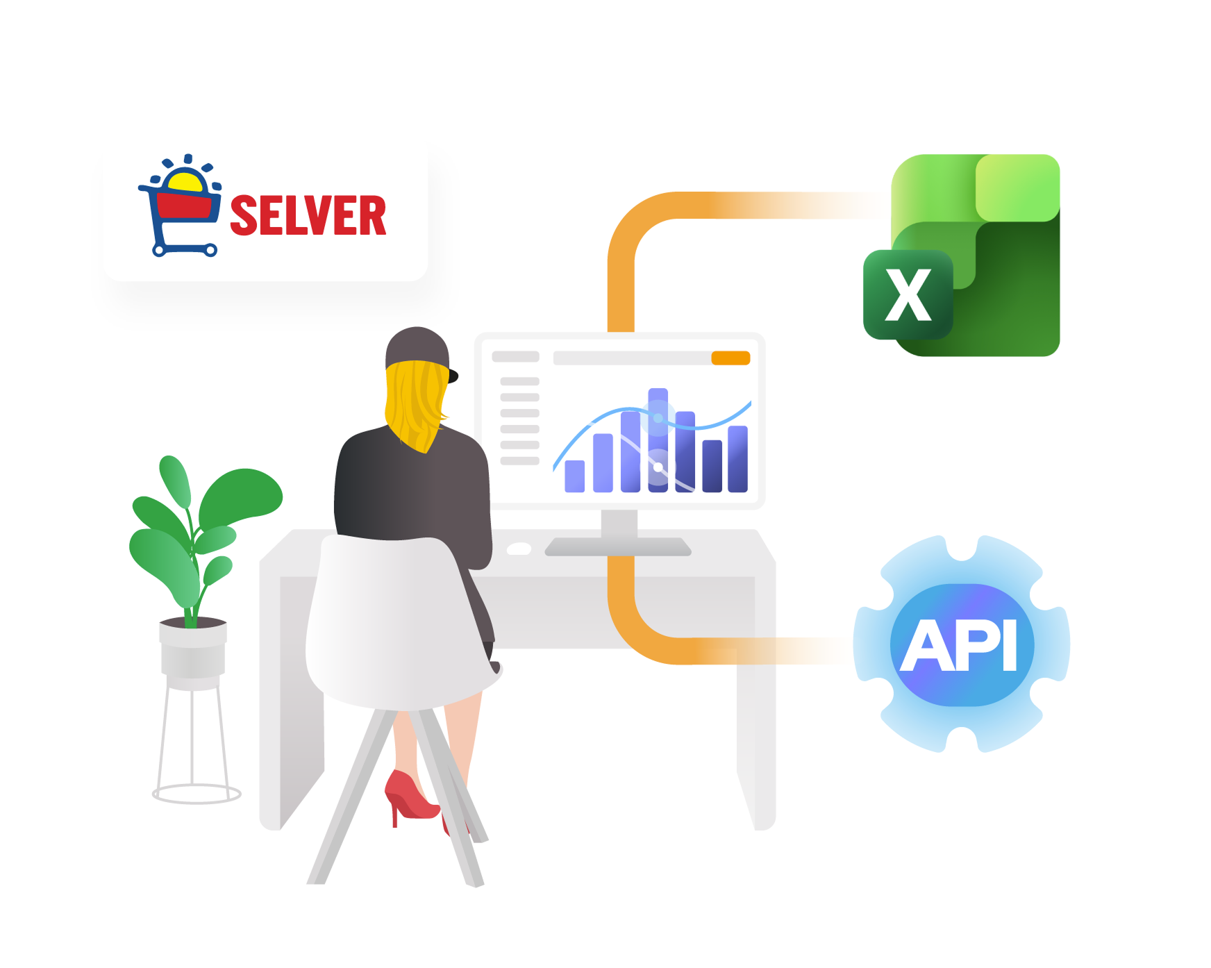 Selver sales data, image